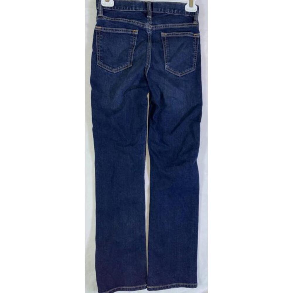 Old Navy Denim Straight Jeans Women's 12 Slim Built In Flex Adjustable Waistband - Picture 5 of 10